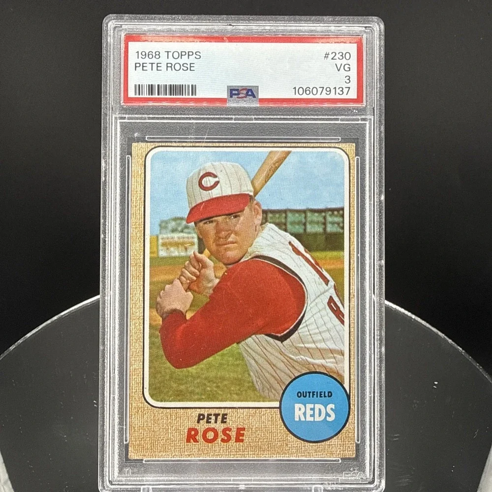 1968 Topps Baseball Pete Rose #230 PSA 3 VG